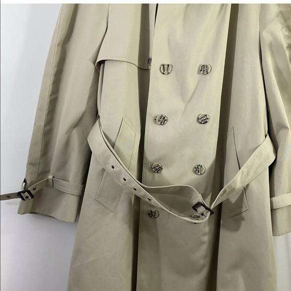 Moore’s Mens Trench Coat Tan size 44 short - Picture 10 of 13
